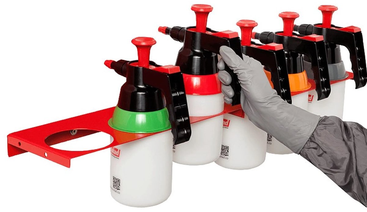 Wandhouder voor 6 COLAD Spraypomp verstuivers - per set