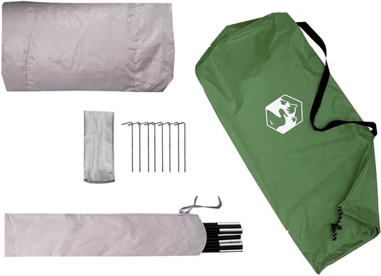vidaXL - Hiking - Tent - Waterdicht - 1-persoons - 1-Persoon - Groen van Vidaxl — afbeelding 4