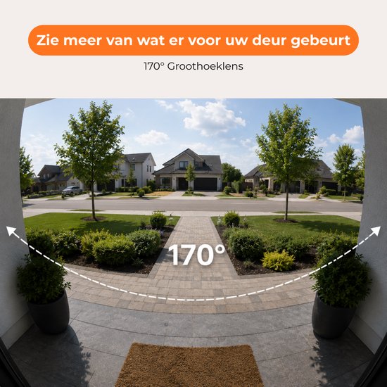 Hozard® Deurbel met camera - Video Deurbel - 4,3 inch IPS-Scherm van Merkloos — afbeelding 4