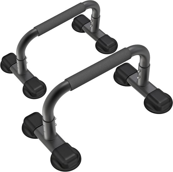 Push Up Bars met Houten Handvatten, Stabiele Parallettes voor Calisthenics, Geschikt voor Handstand, L-Sit en Krachttraining, Ideaal voor Binnen en Buiten — afbeelding 5