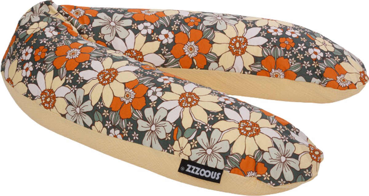Bol.com Snoozzz Zwangerschapskussen Zijslaapkussen Lichaamskussen - 185 cm - microparel vulling- luxe draagtas - wasbare hoes - ... aanbieding