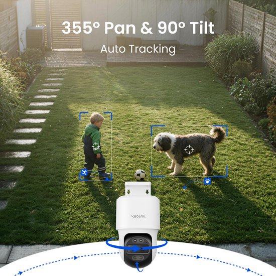 Reolink 4K Dual-lens PT-camera - Automatische Zoom & Tracking - PoE-verbinding - AI Video Zoeken - TrackMix Series P760 van Reolink — afbeelding 4