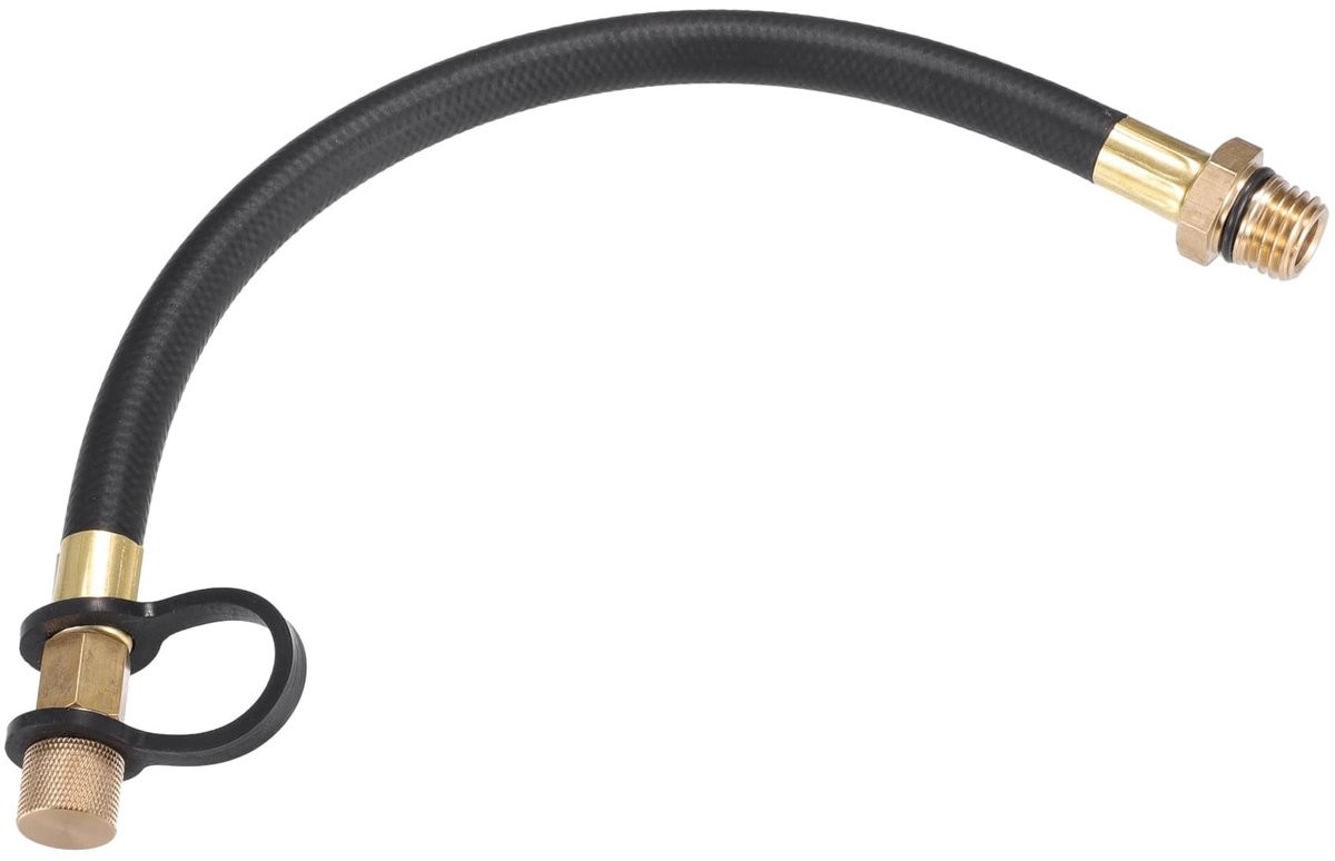 Dailygoods- Afvoerslang voor Kawasaki Motoren - Rubber/Aluminiumlegering - 40cm - Slijtvast - Krasbestendig - Eenvoudige installatie - Olieafvoerslang