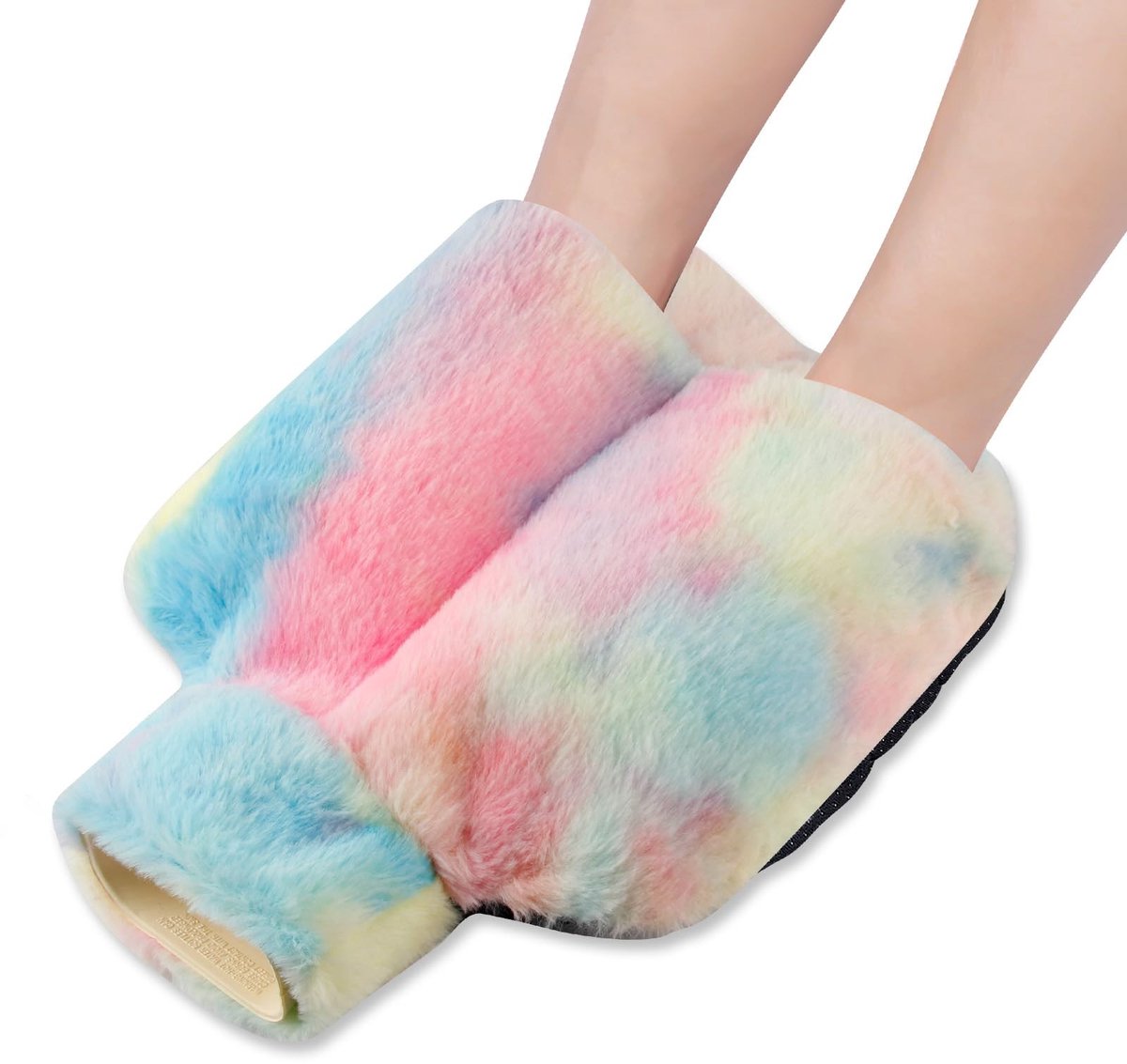 Dailygoods- Voetwarmwaterkruik 2 liter - Antislip - Pluche Hoes - Warmtezak - Multifunctionele Tas - Verlichting van Pijn - Warmwaterkruik