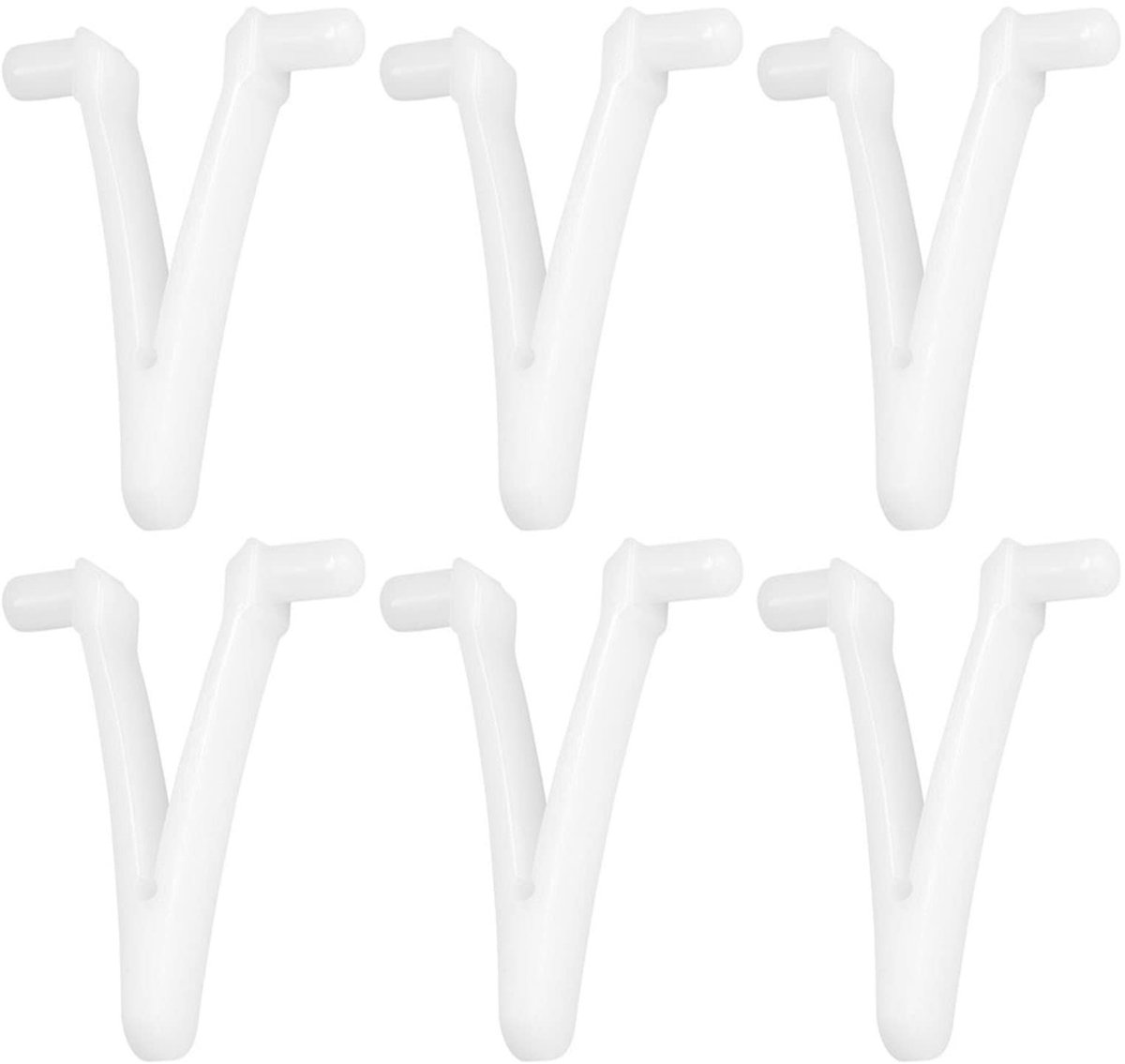 Dailygoods- Butterfly Clip - 6 Stuks - V Clips - Accessoire voor Skimmer - Vervangingsonderdeel - Duurzaam - 5.3 x 4 cm - Pool Clips