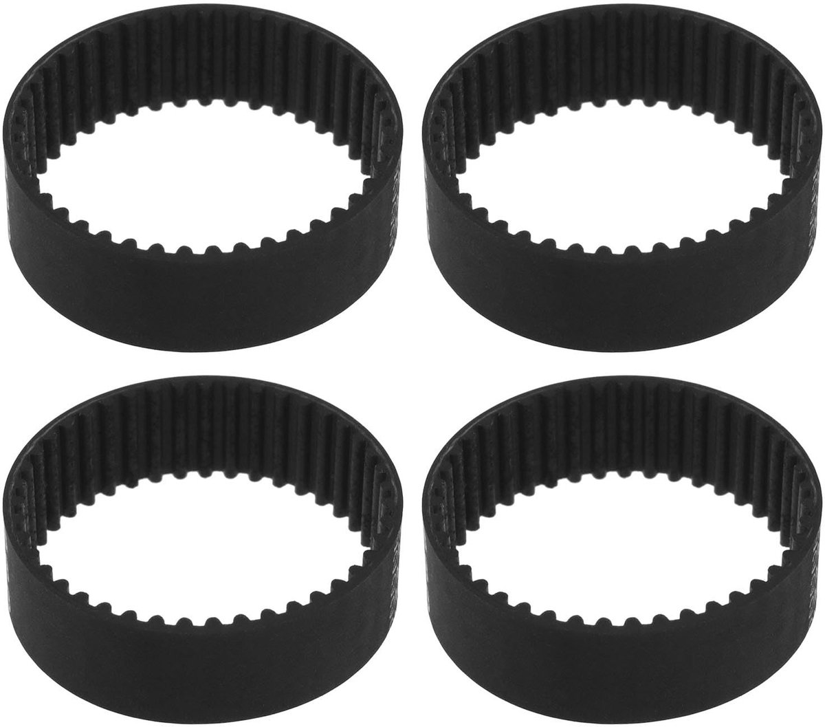Dailygoods- Aandrijfriemen 4x Vervanging - Rubber - Gesloten Lus - Compatibel met Gtech AirRam AR01/AR02/AR03/AR05/DM001 - Riemnummer 2M-86-9 - 9mm Breedte - Stofzuigerriem