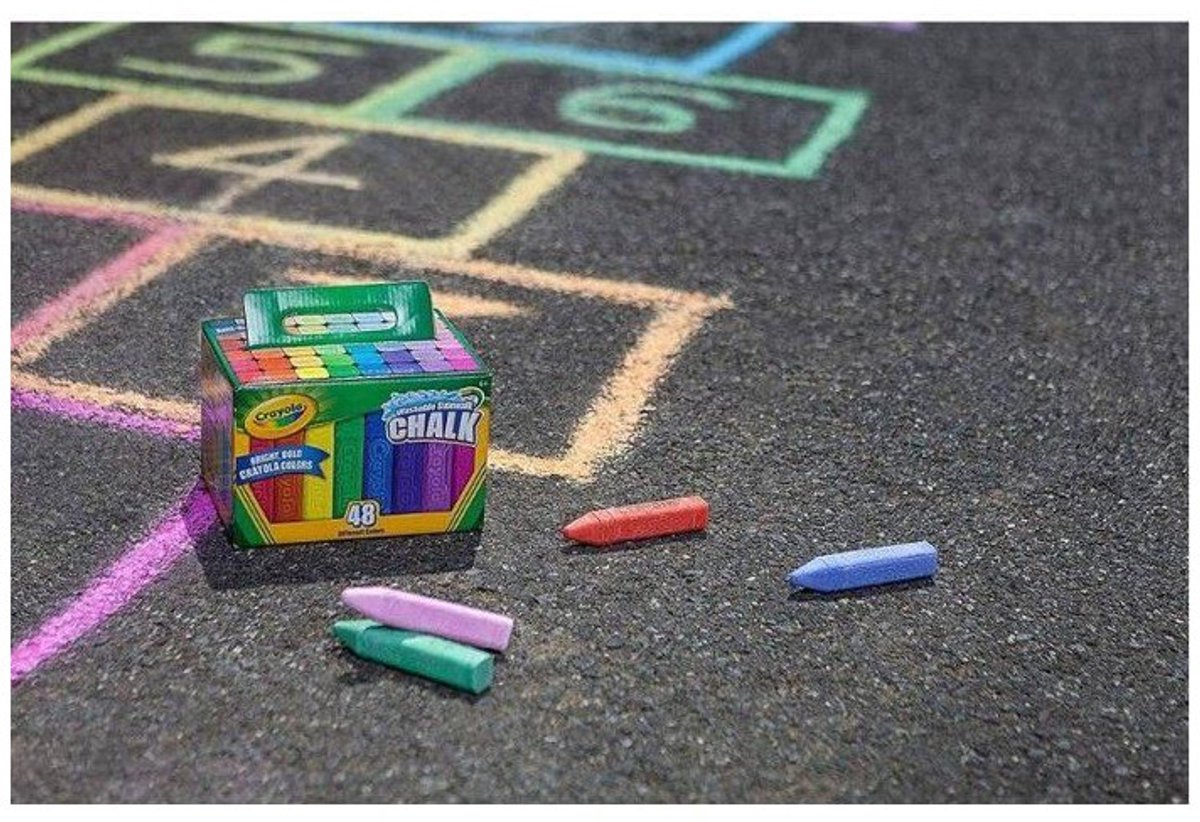 Crayola - Stoepkrijt - 48 Stuks Intense Kleuren - Gemakkelijk Te Wassen — afbeelding 7