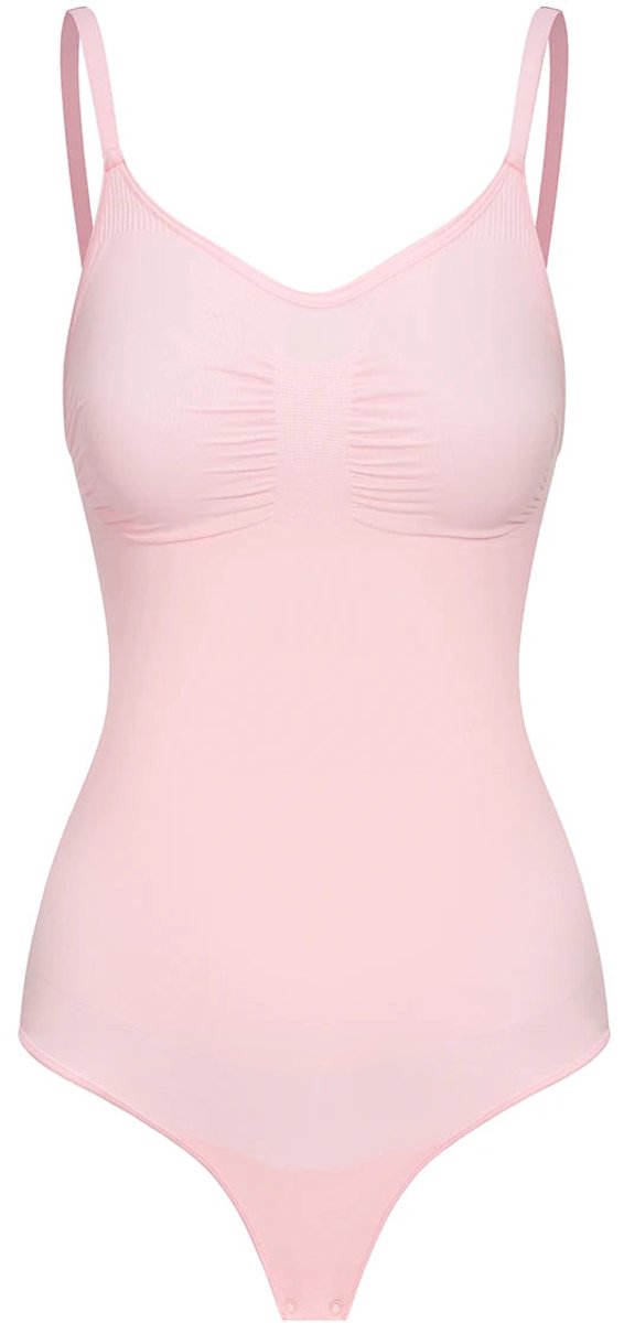cfab by creamy fabrics Creamy Fabrics - Bodysuit Sculpting Shapewear Met String - Ademend - Anti-Zweet - Ultra Zacht - Maximaal Comfort - Sculptend - Verfijnde Pasvorm -