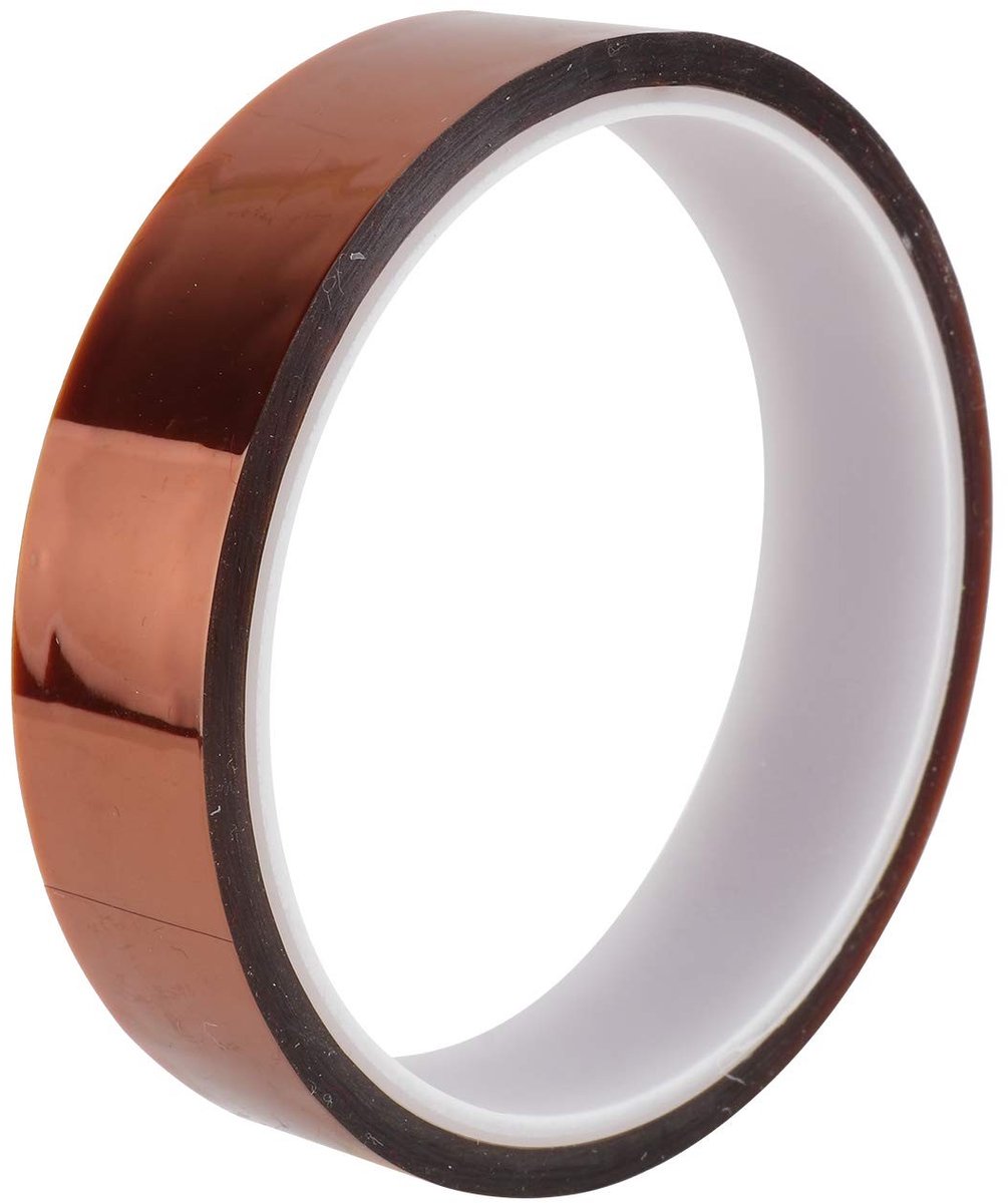 Dailygoods - Polyamide Plakband - Hittebestendig - 20 mm breed - Zelfklevend - Voor 3D-printer en Lassen - Duurzaam en Sterk