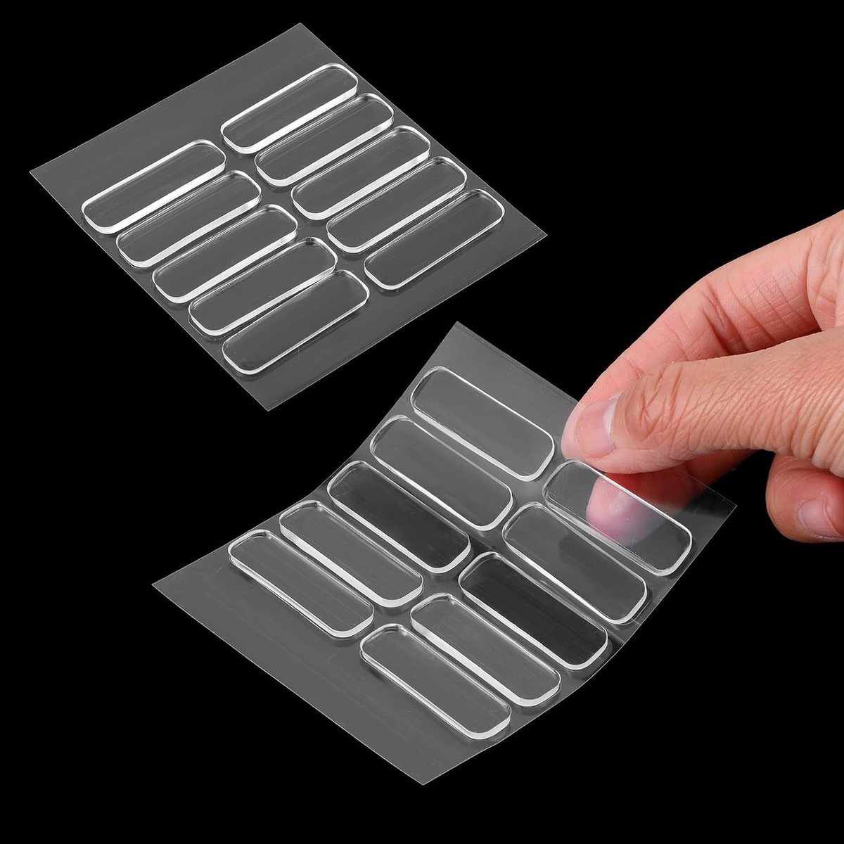 20 Stuks Transparante Meubelbeschermers, Wandstoppers, Antikras Pads voor Deuren en Apparaten