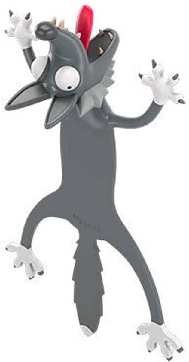 3D Dieren Boekenlegger Wolf - Leuk en Origineel Cadeau voor Kinderen