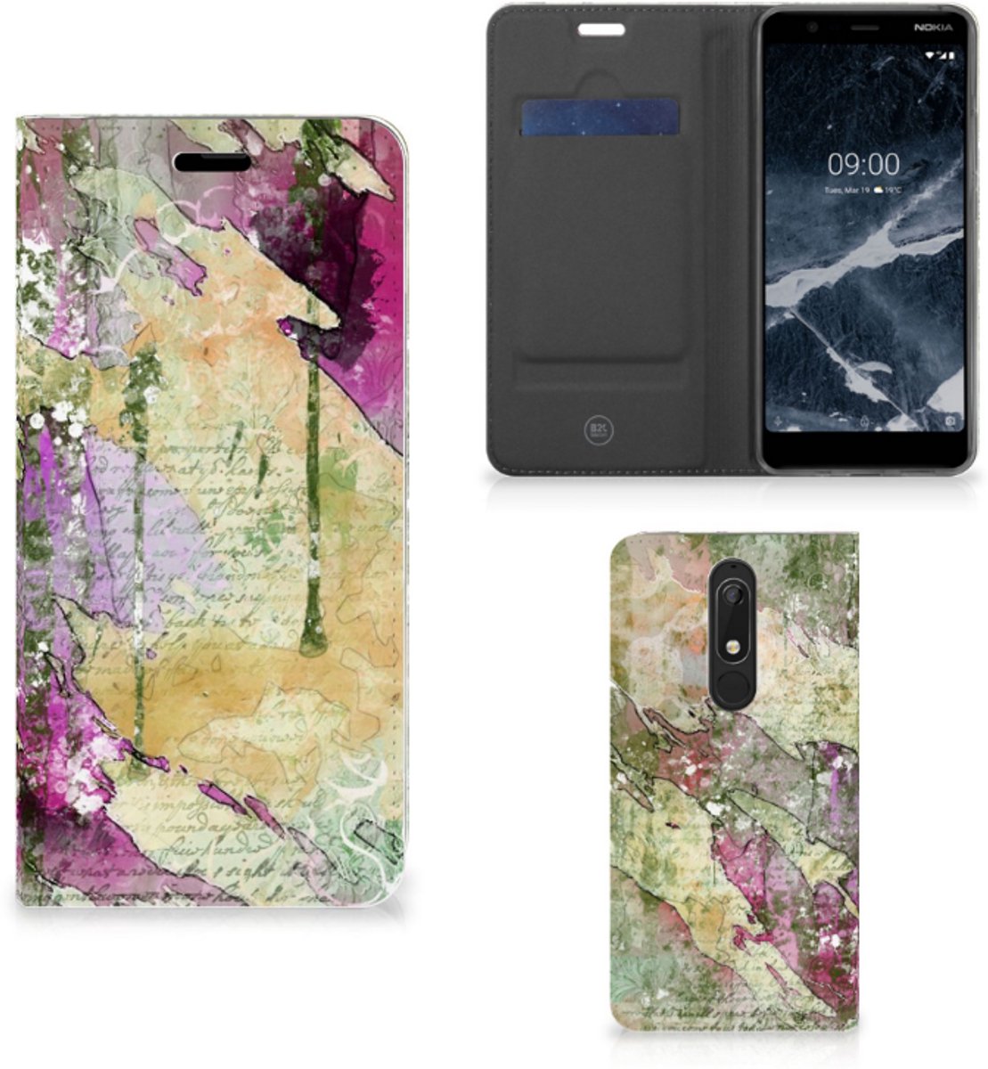 Bookcase Nokia 5.1 (2018) Letter Painting