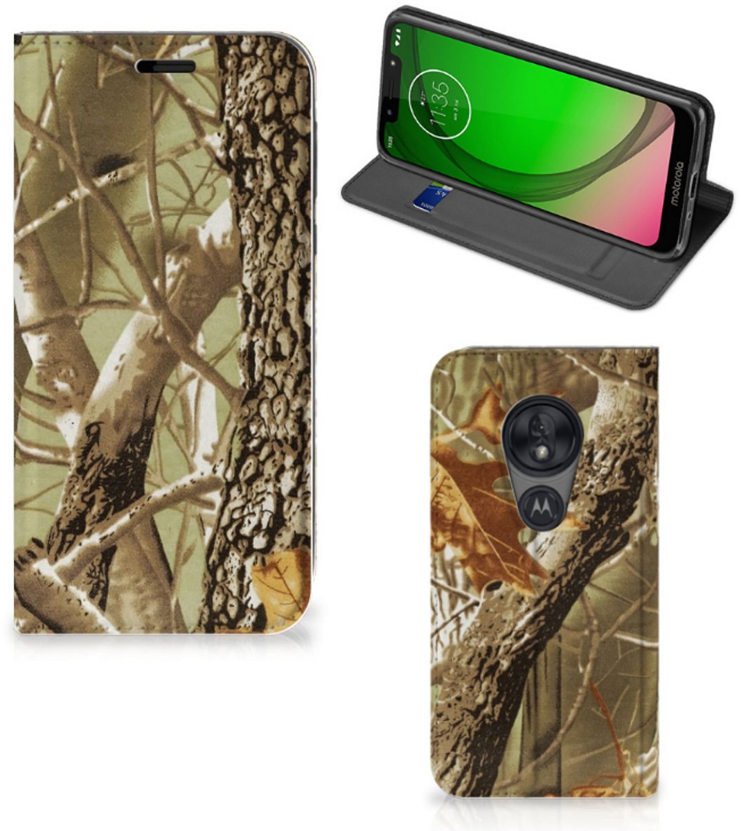 Motorola Moto G7 Play Smart Cover Wildernis