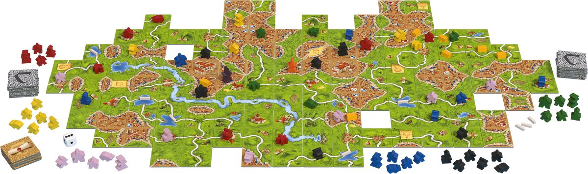 999 Games - Carcassonne Big Box 4 - Bevat 11 uitbreidingen - Bordspel - Strategiespel - Gezelschapsspel - Familiespel - NL - EN — afbeelding 7