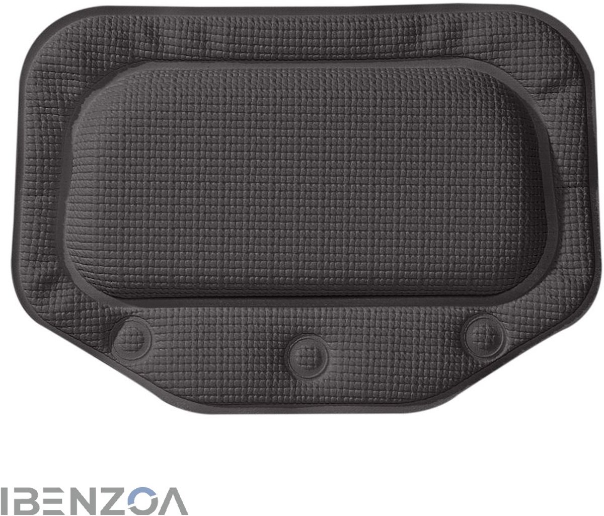 Badkussen - PVC - 30x20 cm - Anthrazit