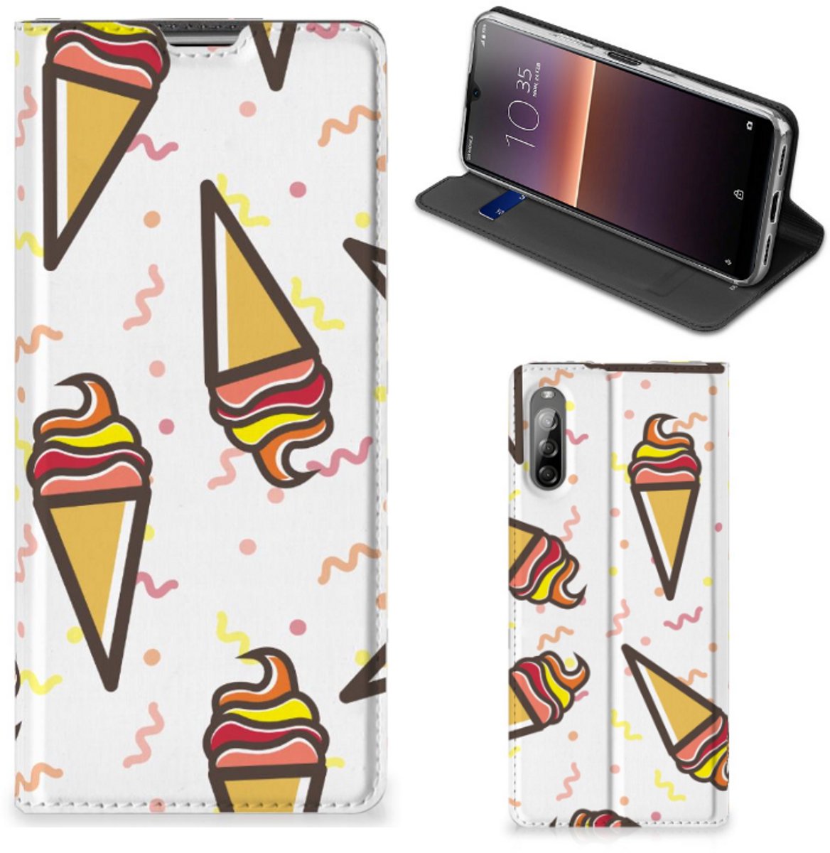Sony Xperia L4 Flip Style Cover Icecream