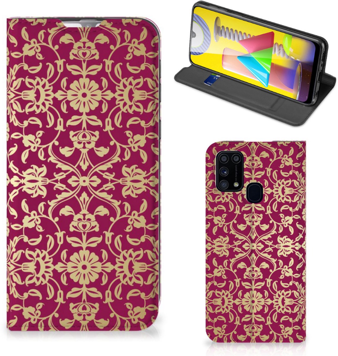 Telefoon Hoesje Samsung Galaxy M31 Barok Pink