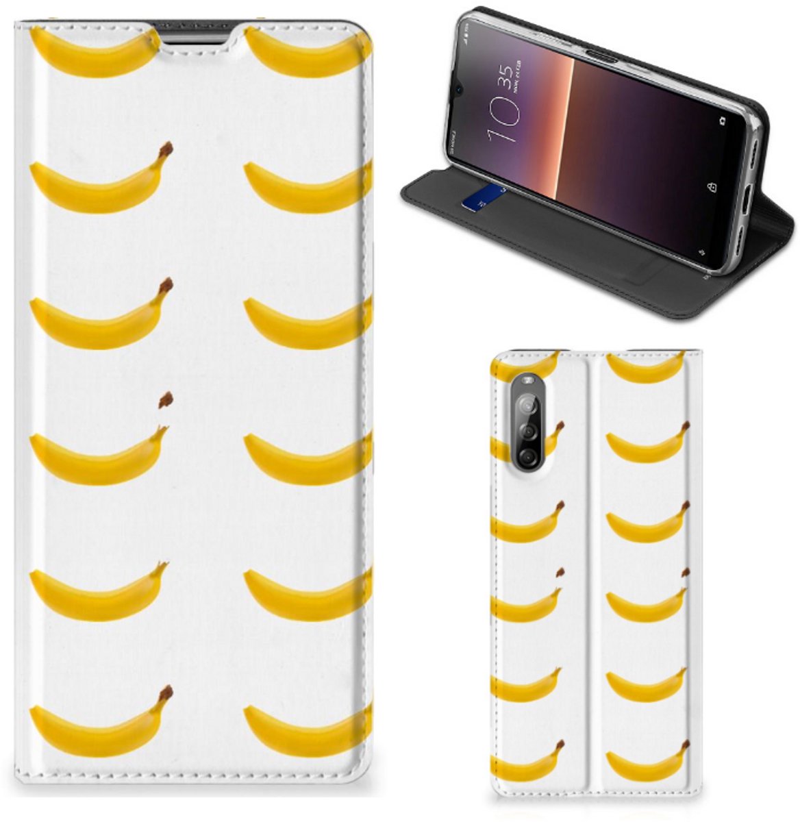 Sony Xperia L4 Flip Style Cover Banana