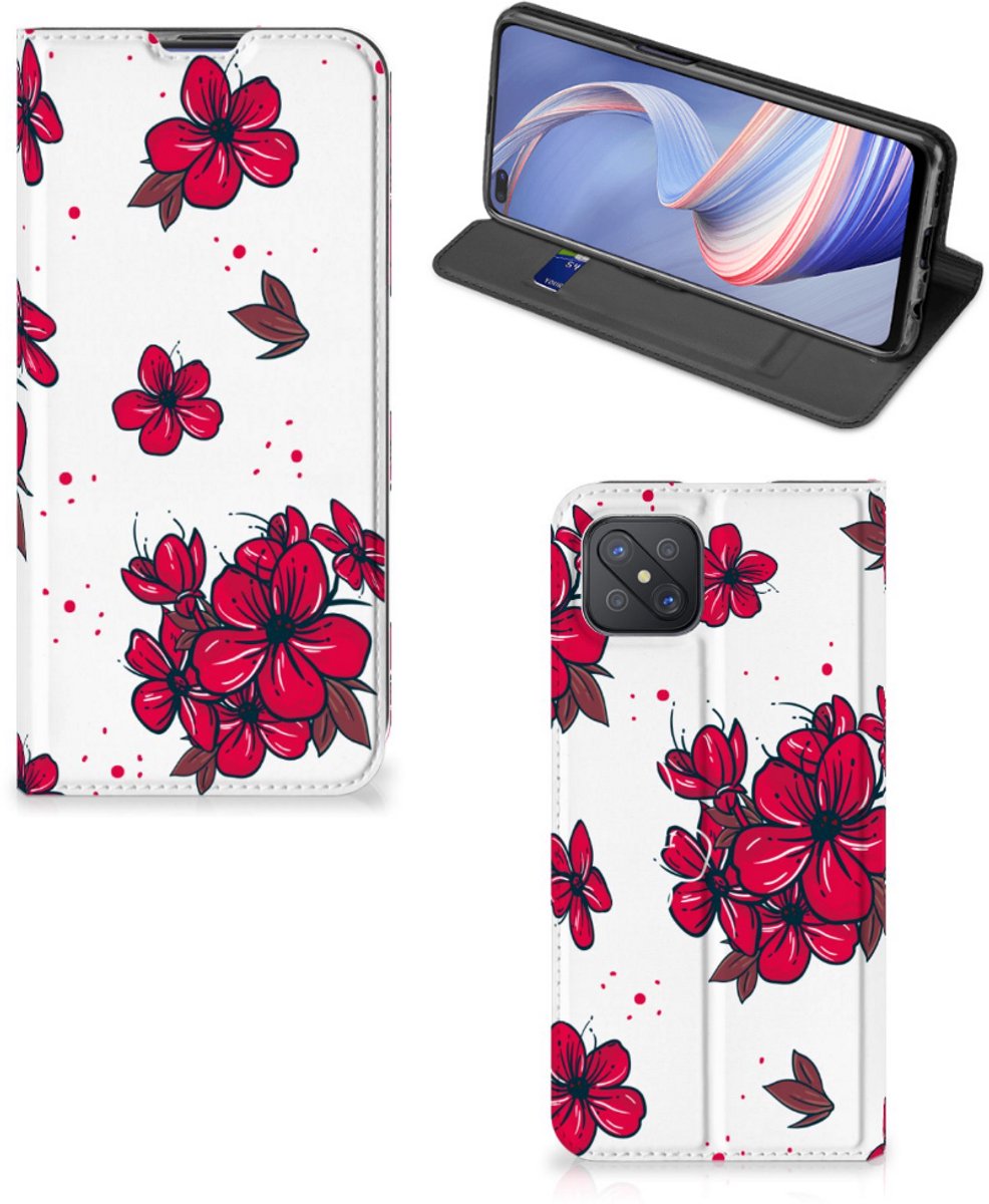 OPPO Reno4 Z 5G Smart Cover Blossom Red