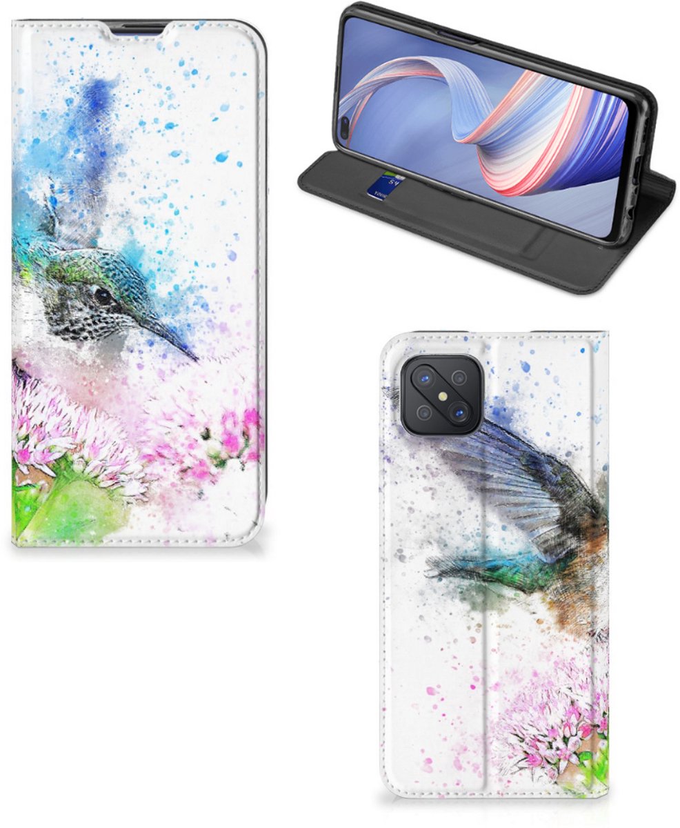 Bookcase OPPO Reno4 Z 5G Vogel