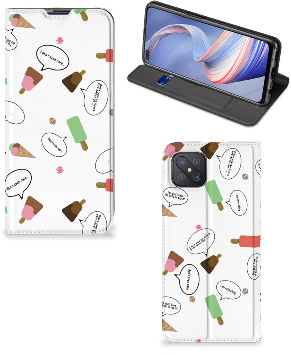 OPPO Reno4 Z 5G Flip Style Cover IJsjes