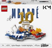 LEGO Editions Kylian Mbappé – Points forts du football Jouet de football pour enfants - 43013