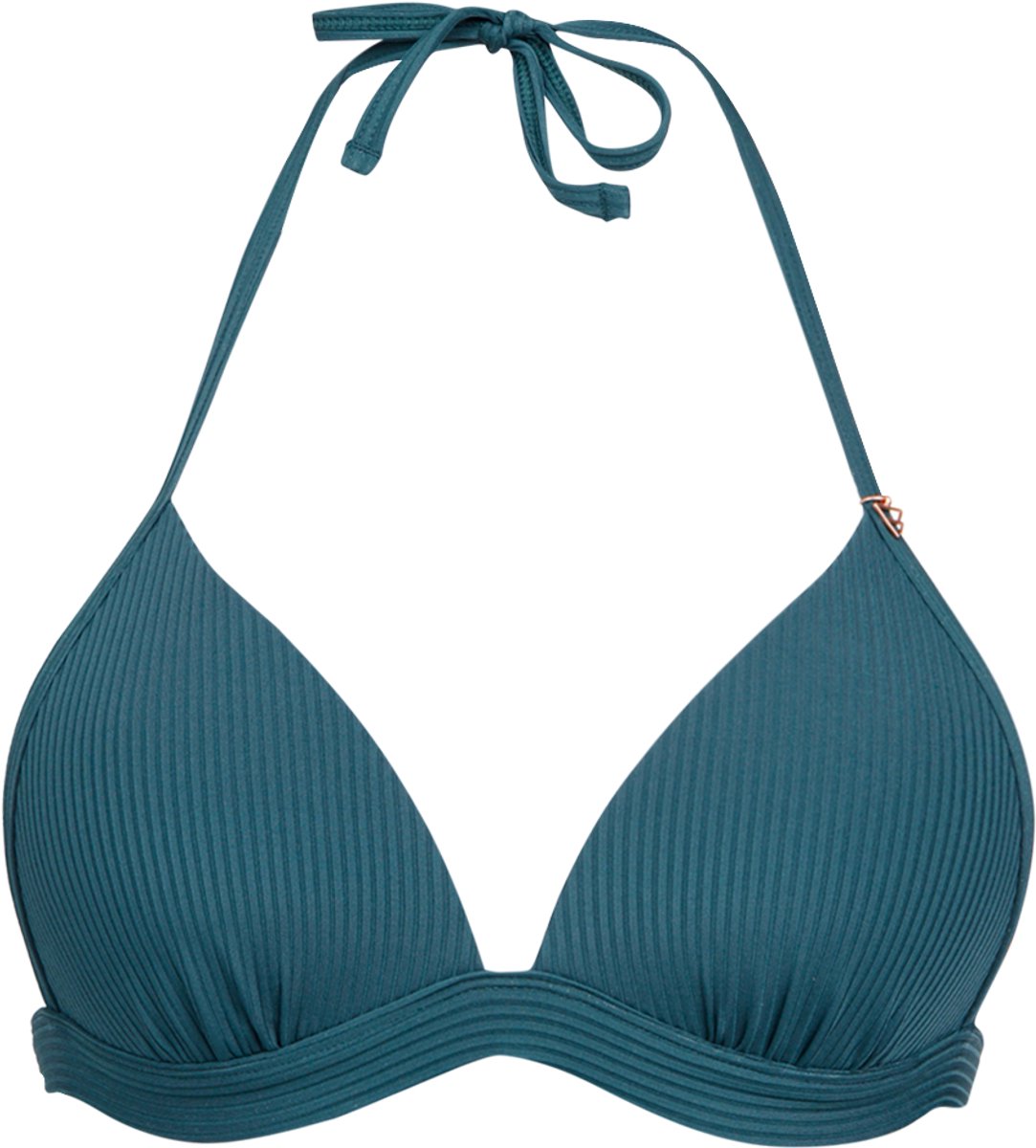 Brunotti Lisselot-Rib Bikini Topje Mediterranea Triangel Bikini Dames 34 Mediterranean