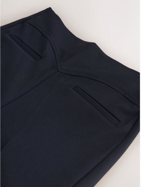 Next - Dames - Gemodelleerde broek in militaire stijl - Blauw