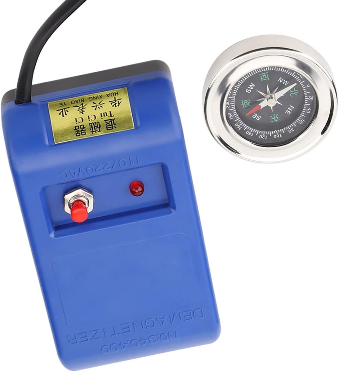Professionele Elektrische Demagnetiseur - Demagnetizer Tools - Kompas Set Voor Horloge Reparatie - Degausser 110V220V (US Plug)