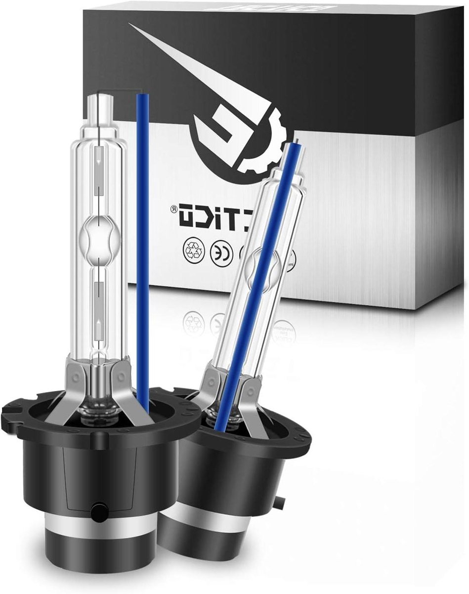 Xenon Koplamp - HID Lamp Upgrade - Auto Verlichting Verbeteren - Koelblauw Licht 8000K - 2 Stuks - Koelblauw