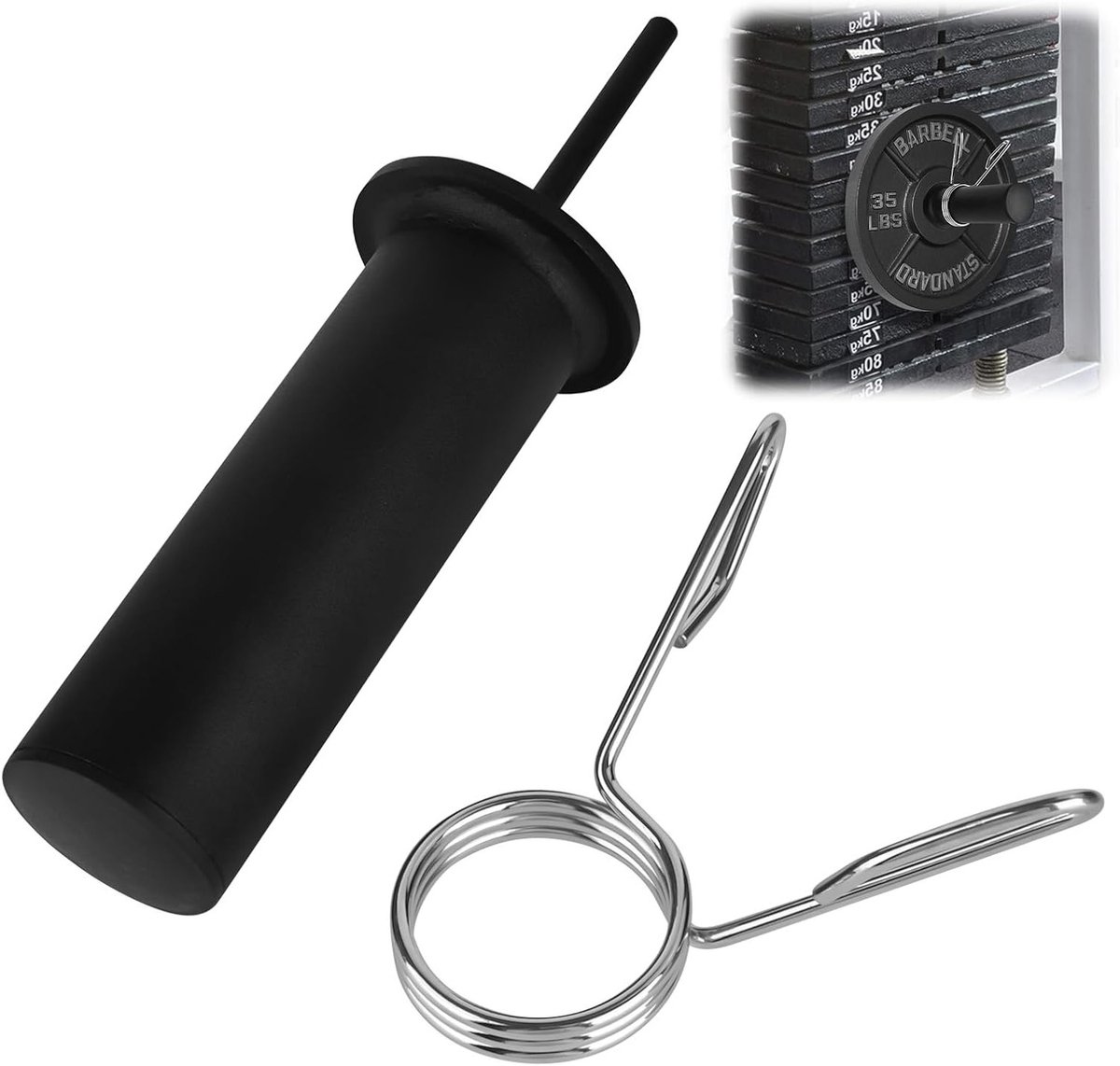 Vervangingspin voor Gewichtstapel, Diameter 8mm, Lengte 110mm, Ideaal voor Thuis Gym en Fitness Accessoires