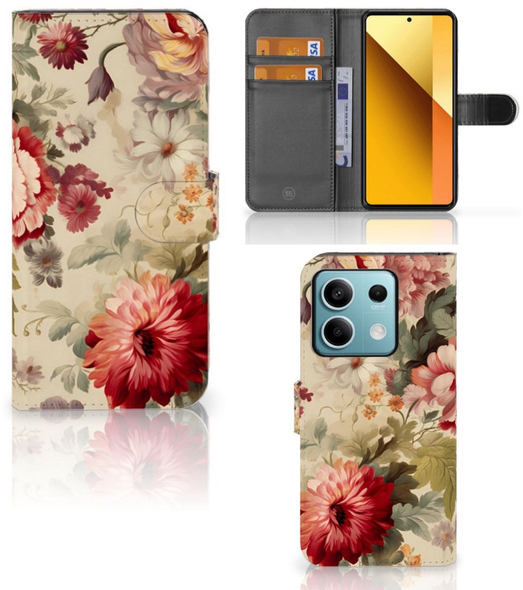 Hoesje voor Xiaomi Redmi Note 13 5G Bloemen