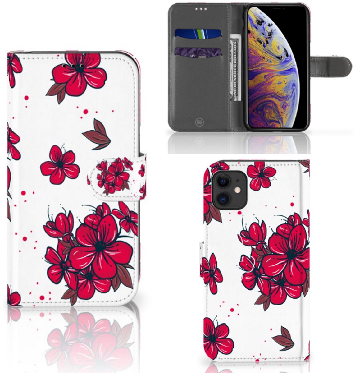 Apple iPhone 11 Hoesje Blossom Red