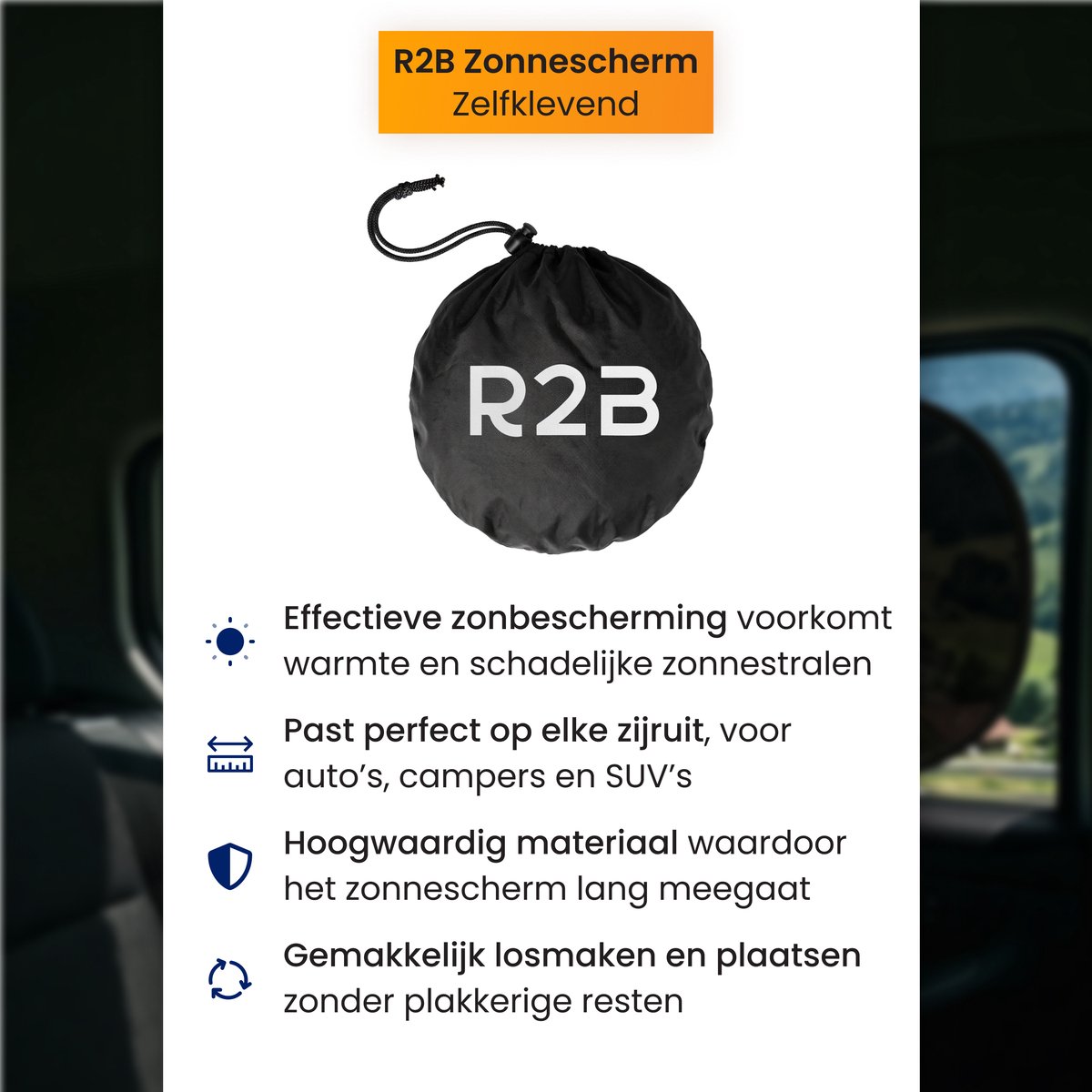 Magneet Auto Zonnescherm Gordijn voor Zijruit voor Baby Kids