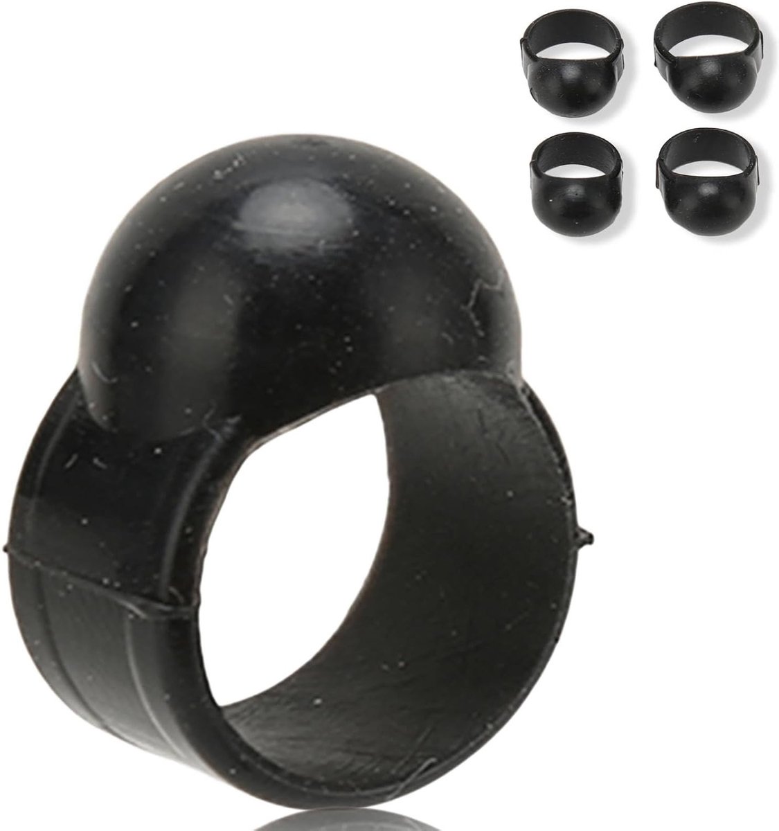 4 Stuks Vingerbeschermers voor Tongdrum, Siliconen Rubber Klopvingers, Handpan Percussie Accessoires voor Bescherming en Comfort