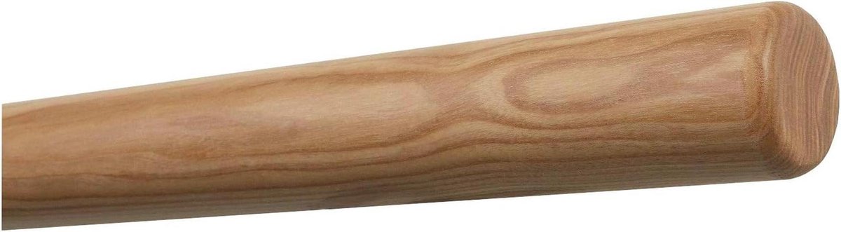 Houten Trapleuning - Ronde Stang Handgreep - Veilig Traplopen - Radius Gefreesde Uiteinden - 200 cm - Gelakt