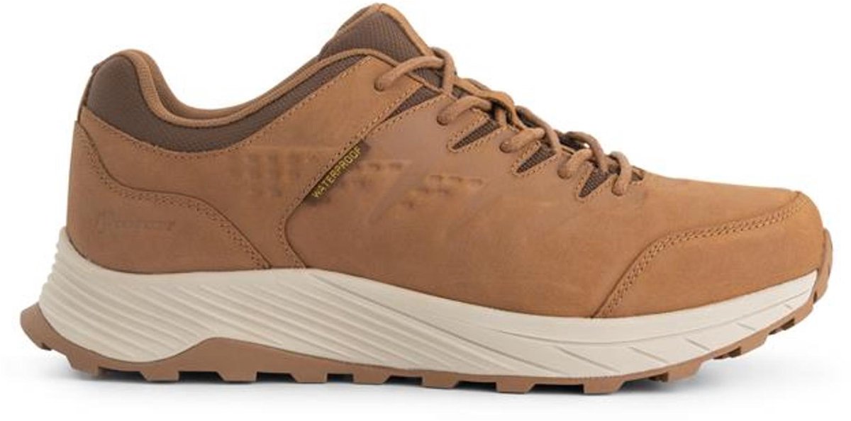 Travelin’ Skagan Heren Lage wandelschoenen Waterdicht Cognac Bruin