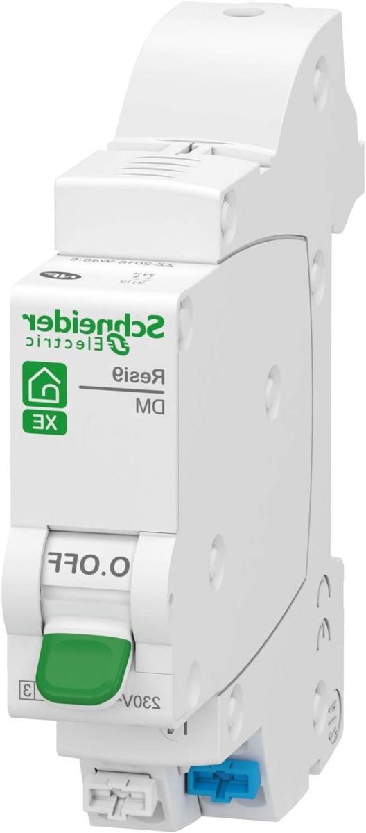 Modulaire stroomonderbreker - Veiligheidsschakelaar - Elektrische distributie - Insteekbare montage - 1P+N 20A - Grijs