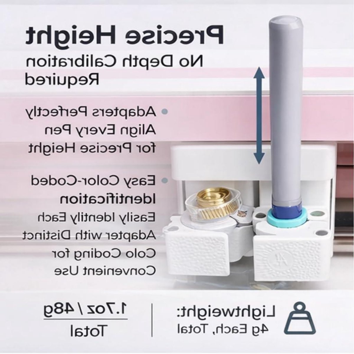 Pen Adapters - Marker Houders - Precisie Tekenen - Kleurgecodeerd Identificeren - 6 Stuks - Diverse Kleuren