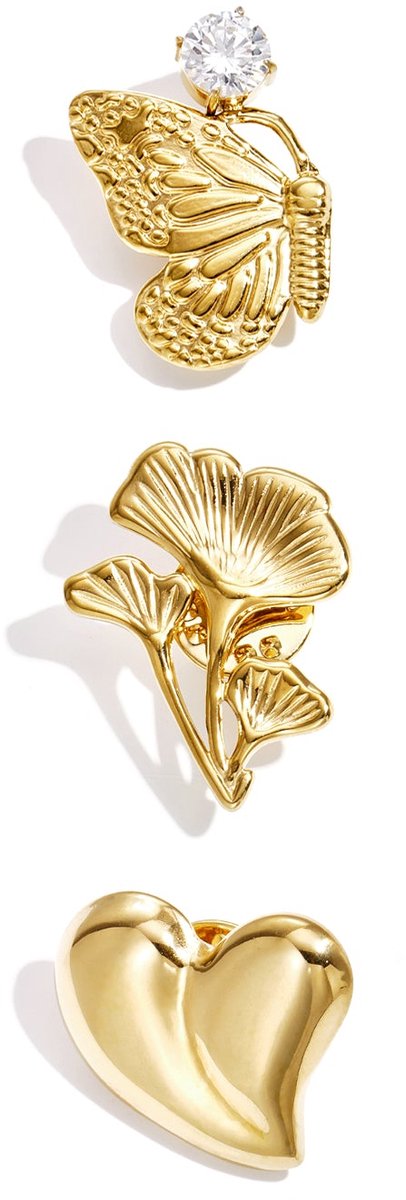 Broches van roestvrij staal met vlindermotief, eenvoudige dagelijkse sieraden uit de simple-serie voor dames.