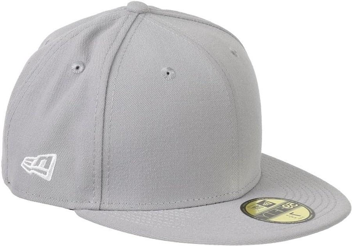 Basecap Blank - Pet Baseballmuts - Bescherming Tegen Zon - Gestructureerde Kroon - 60 cm - Grijs