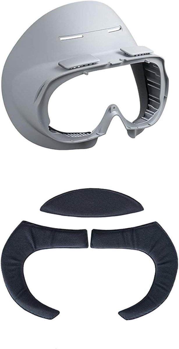 VR Gezichtshoezen - Hoes Interface Pad - Comfortabel Gamers - Ventilatie Cooling Fan - Pico 4 - Zwart