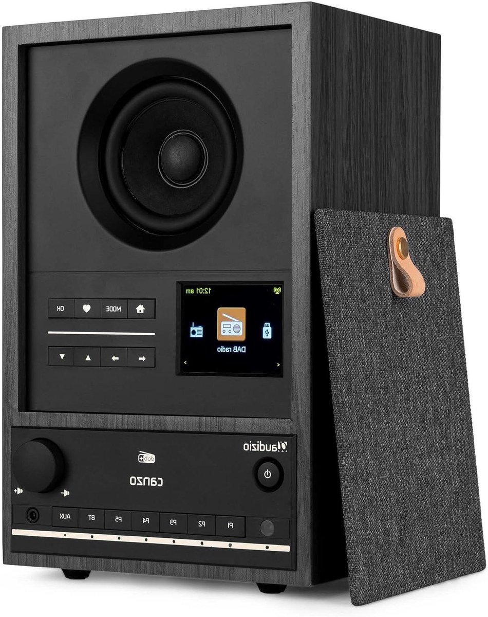 Internetradio DAB - Digitale Radio - Muziek Streamen - 40W Speaker - 2.4" Display - Donkergrijs
