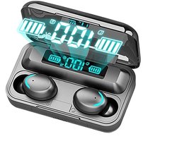Draadloze Oordopjes - Bluetooth Oortjes - Koptelefoon - Wireless Earbuds - Airpods en Samsung Alternatief - met Oplaadcase - Zwart.