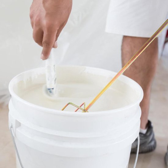 Boormixer Opzetstuk - Verfmixer Betonmixer - Efficiënt Mengen - Zeshoekige Stabiliteit - 48 cm Lengte - Multi — afbeelding 5