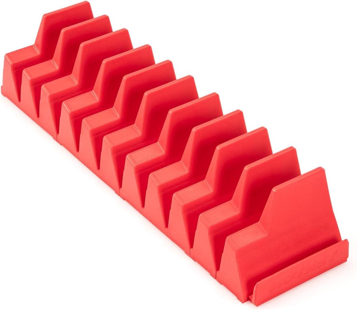 Sleuf Organizer Set - Gereedschap Houder - Sleutel Opslag - Modulair Systeem - 5 Delig - Rood