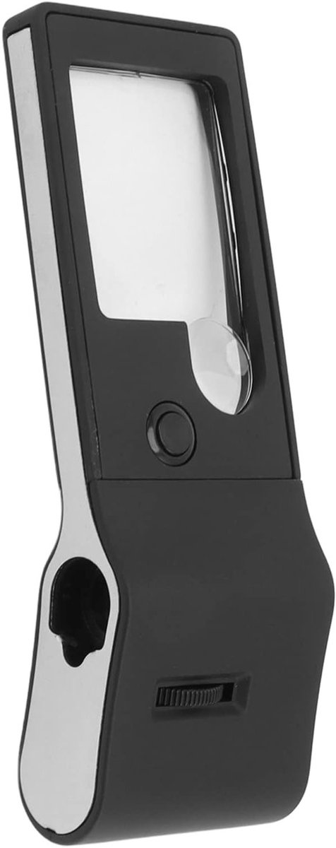 Handheld Vergrootglas met Licht, 3X 10X 55X Vergroting, UV Detectie, Ideaal voor Lezen en Hobby's, Perfecte Cadeaus voor Ouderen