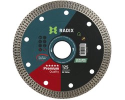 Radix - Diamantschijf voor tegels - 125 x 22,23 mm - Premium
