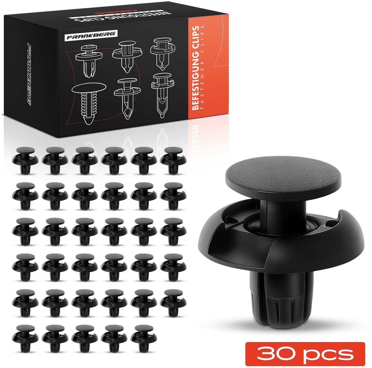 Frankberg 30x Bevestigingsclips voor Honda Civic VIII CR-V RD Jazz