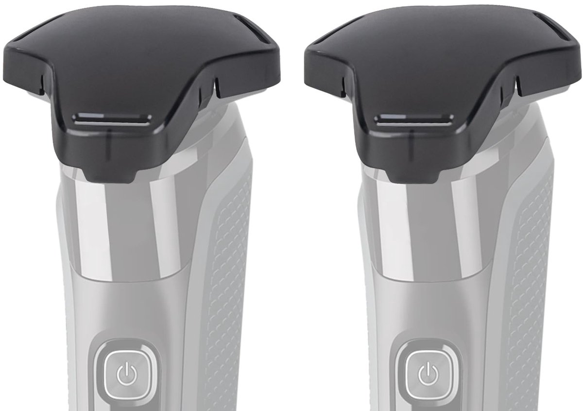 Elzusha - Elektrisch scheerapparaat beschermkap - Scheerhoezen 2-pack - Reisopbergaccessoires - Zwart - Compatibel met Philips Norelco - Geschikt v...